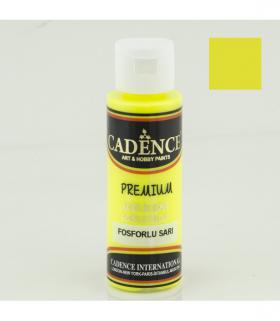 Cadence Premium Akri̇li̇k Boya Fosforlu Sarı 120 ml 