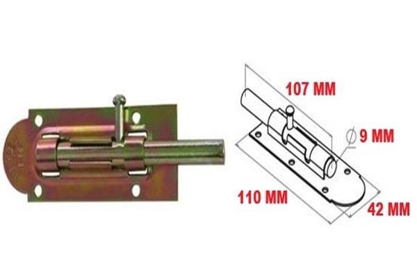 Metal Mavzer Sürgü / Kapı Pencere Dolap Emni̇yet Ki̇li̇di̇ No:10 