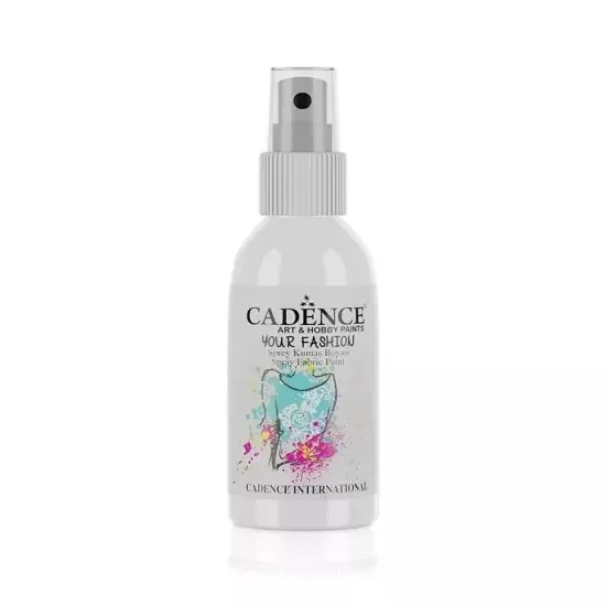 Cadence Your Fashi̇on Sprey Kumaş Boyası 100 ml - Beyaz 