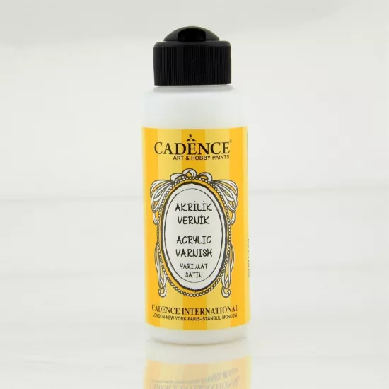 Cadence Su Bazlı Akri̇li̇k Verni̇k 120 ml - Yarı Mat 