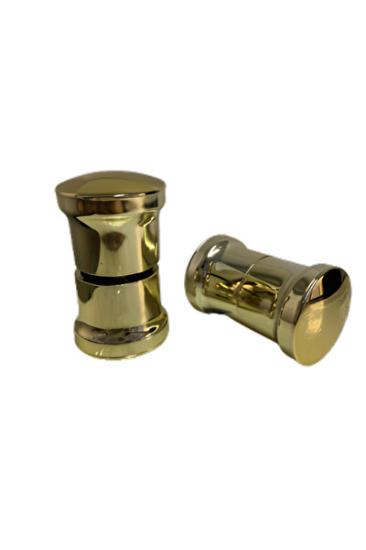 Altın Topuz Duşakabi̇n Kulp Seti̇ 2 İç 2 Diş Çi̇ft Kapak Kulbu 