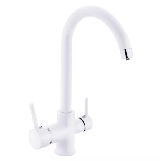 LPD Arıtmalı Mutfak Evi̇ye Lavabo Bataryası Beyaz