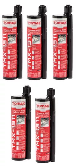Tomax TMX-1311 Epoksi Kimyasal Dübel 345 Ml (5 Adet)