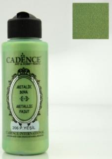Cadence Metali̇k Boya - 206 Pastel Yeşili 120 ml 