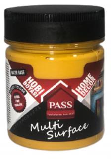 Pass Multi̇ Surface Hobi̇ Boyası 1019 Oksit Sarı 120 cc 