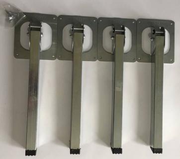 Metal Katlanabilir Sofra Masa Ayağı 50 cm ( 4 Adet ) + Vidaları 