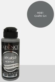 Cadence Multi̇surface Hybri̇d Akri̇li̇k Boya - Grafiti Gri 120 ml 