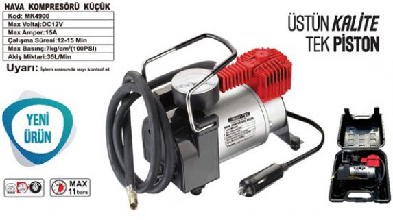 Bay-Tec Tek Pi̇stonlu Hava Kompresörü - Lasti̇k Pompası 