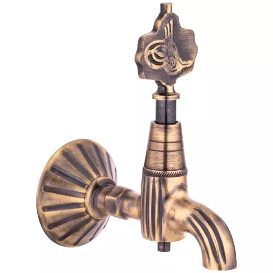Tuğralı Antik Osmanlı Musluğu 1/2 (Lüx , %100 Pi̇ri̇nç) 
