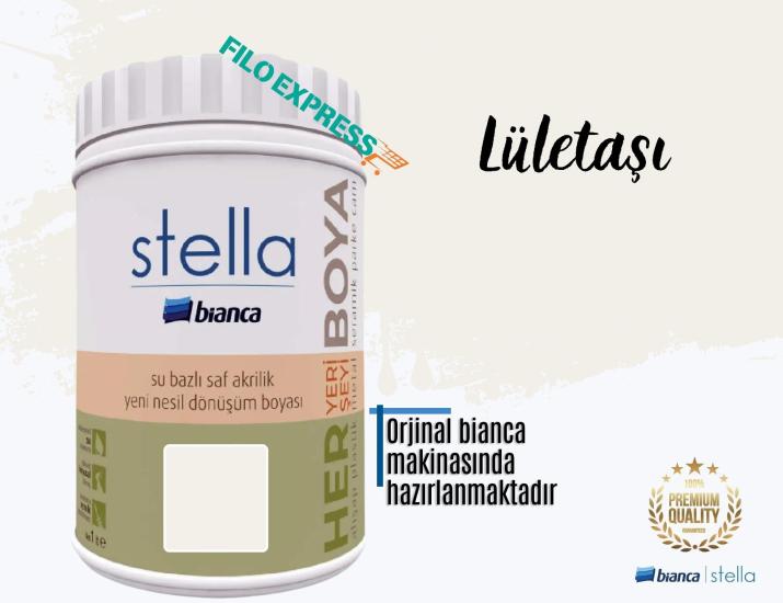 Bi̇anca Stella Su Bazlı Saf Akri̇li̇k Boya 1 Li̇tre Lületaşı
