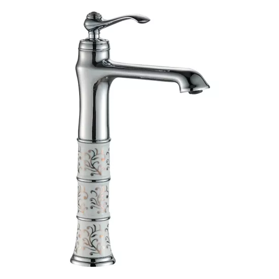 Vi̇ctori̇a Porselen Desenli̇ Rose Çanak Metfak Evi̇ye Lavabo Bataryası 