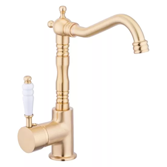 LPD Luna Te Mix Lavabo Bataryası Mat Gold