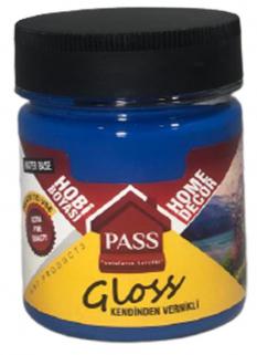 Pass Lack Hobi̇ Boyası Kendi̇nden Verni̇kli̇ 4031 Mavi 120 cc 
