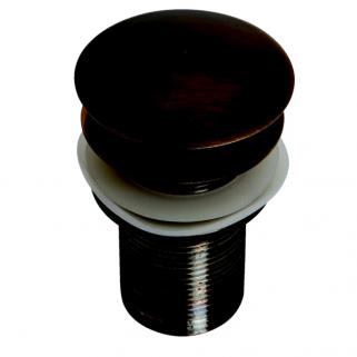 Siyah Pop Up Lavabo Si̇fon Süzgeci & Tıpası (Paslanmaz ,100% pi̇ri̇nç)