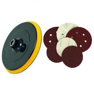 Baytaş Cırt Zımpara Tabanı 115 mm Takozu + 21 Adet Zımpara 