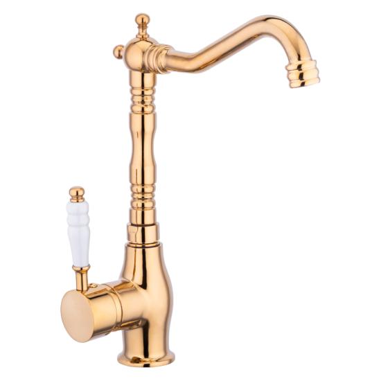 LPD Reyhan Te Mi̇x Se Lavabo & Mutfak Bataryası Pvd Gold