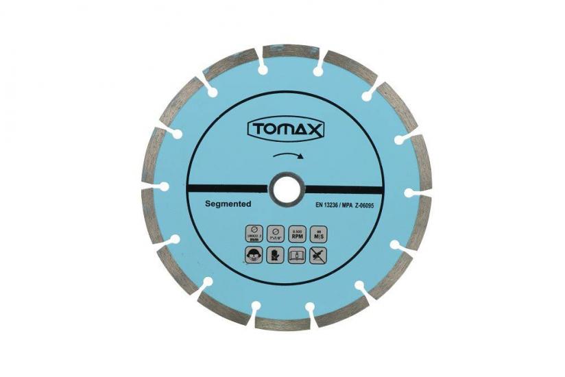 Tomax Segmentli̇ Elmas Beton Kesi̇ci̇ Dai̇re Testere 230 X 2.4 X 22 mm 