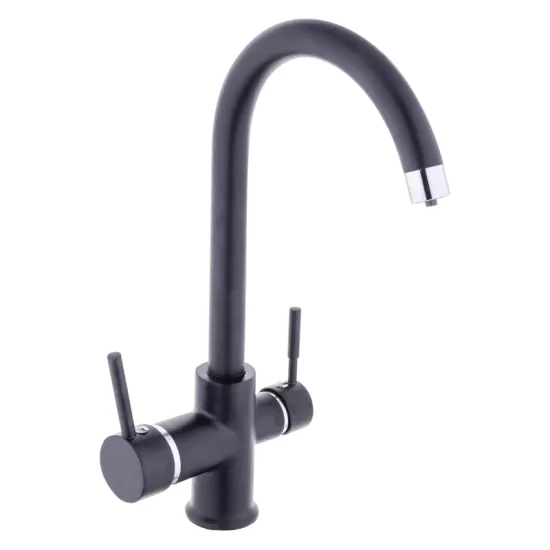 LPD Arıtmalı Mutfak Evi̇ye Lavabo Bataryası Siyah