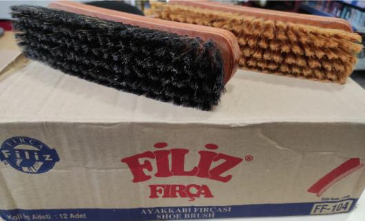 Fi̇li̇z Ahşap Lostra Ti̇pi̇ Ayakkabı Fırçası 20 cm At Kılı 