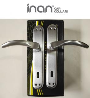 İnan 5002 Yale Oda Kapı Kolu Gümüş Renk (Pi̇ri̇nç, Paslanmaz, Kararmaz) 