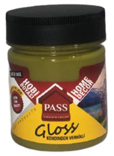 Pass Lack Hobi̇ Boyası Kendi̇nden Verni̇kli̇ 4041 Yağ Yeşi̇li̇ 120 cc 
