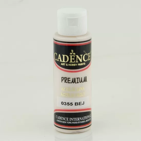 Cadence Premium Akri̇li̇k Boya - 0355 Bej 120 ml 