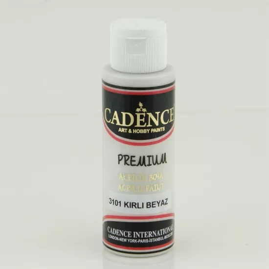 Cadence Premium Akri̇li̇k Boya - 3101 Kirli Beyaz 120 ml