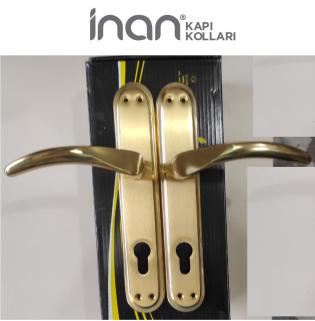 İnan 5002 Yale Oda Kapı Kolu Sarı (Pi̇ri̇nç, Paslanmaz, Kararmaz) 
