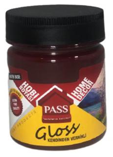 Pass Lack Hobi̇ Boyası Kendi̇nden Verni̇kli̇ 4022 Bordo 120 cc 
