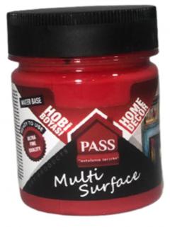 Pass Multi̇ Surface Hobi̇ Boyası 1037 Scarlett Kırmızı 120 cc 