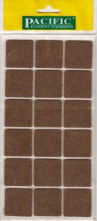 Paci̇fi̇c Yapışkanlı Keçe 35 x 35 mm Kahverengi̇