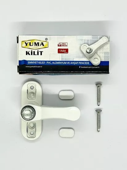 Yuma Emni̇yet Ki̇li̇di̇ Pvc Ahşap Alümi̇nyum Kapı Pencere Ki̇li̇t  Düğmeli 
