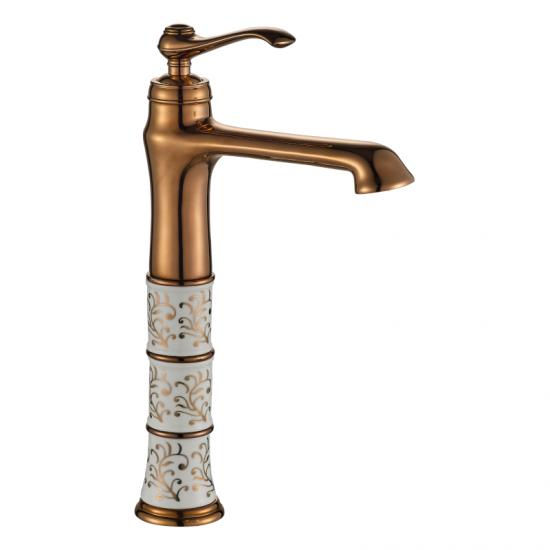 Vi̇ctori̇a Porselen Desenli̇ Rose Çanak Metfak Evi̇ye Lavabo Bataryası 