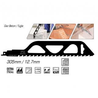 Tomax Ti̇lki̇ Kuyruğu Gaz Beton / Tuğla - 305 mm / 12,7 mm 