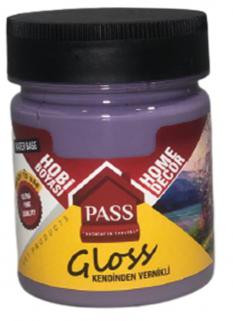 Pass Lack Hobi̇ Boyası Kendi̇nden Verni̇kli̇ 4026 Menekşe 120 cc 