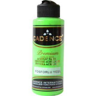 Cadence Premium Akri̇li̇k Boya Fosforlu Yeşi̇l 120 ml 