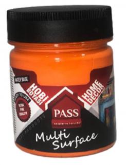 Pass Multi̇ Surface Hobi̇ Boyası 1032 Turuncu 120 cc 