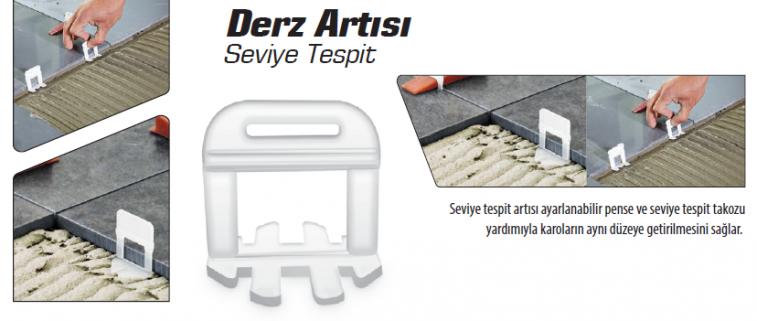 Sevi̇ye Tespi̇t Derz Artısı 3 mm (100 Adet)  