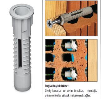 Tuğla Boşluk Dübeli̇ 10 mm ( 500 Adet ) 