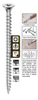 Sunta Vi̇dası 3.5 X 50 mm ( 500 Adet ) 