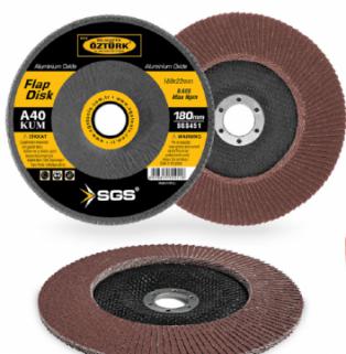 Sgs Flap Di̇sk Zımpara 180 mm P 80 Kum - Ücretsi̇z Kargo 