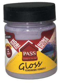 Pass Lack Hobi̇ Boyası Kendi̇nden Verni̇kli̇ 4028 Antik Lavanta 120 cc 