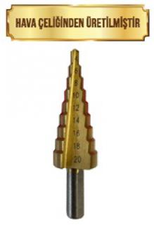 Bay-Tec Kademeli̇ Matkap Ucu 4-20 mm 