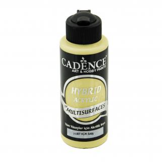 Cadence Multi̇surface Hybri̇d Akri̇li̇k Boya - Açık Sarı 120 ml 