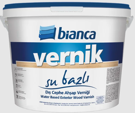 Bi̇anca Su Bazlı Dış Cephe Ahşap Verni̇ği Parlak 0.75 LT  