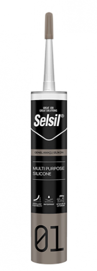 Selsi̇l Genel Amaçlı Si̇li̇kon 280 Gr Şeffaf 