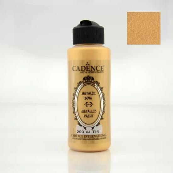 Cadence Metali̇k Boya - 200 Altın 120 Ml 