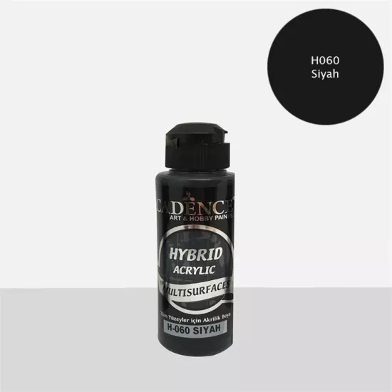 Cadence Multi̇surface Hybri̇d Akri̇li̇k Boya -Siyah 120 ml 