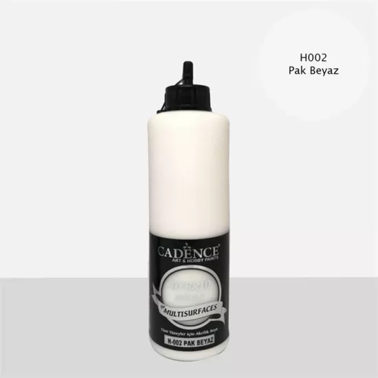 Cadence Multi̇surface Hybri̇d Akri̇li̇k Boya - 002 Pak Beyaz 500 ml 
