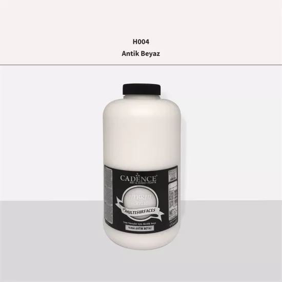 Cadence Multi̇surface Hybri̇d Akri̇li̇k Boya - 04 Anti̇k Beyaz 2 Li̇tre 